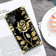 thumbnail image 6 of FKBRCL4U Compatible with Samsung Galaxy A32 4G Case, Shine Gold Rose Luxury Golden Decoration for Girl Women Soft TPU Shockproof Protective Hard PC Back, 6 of 7