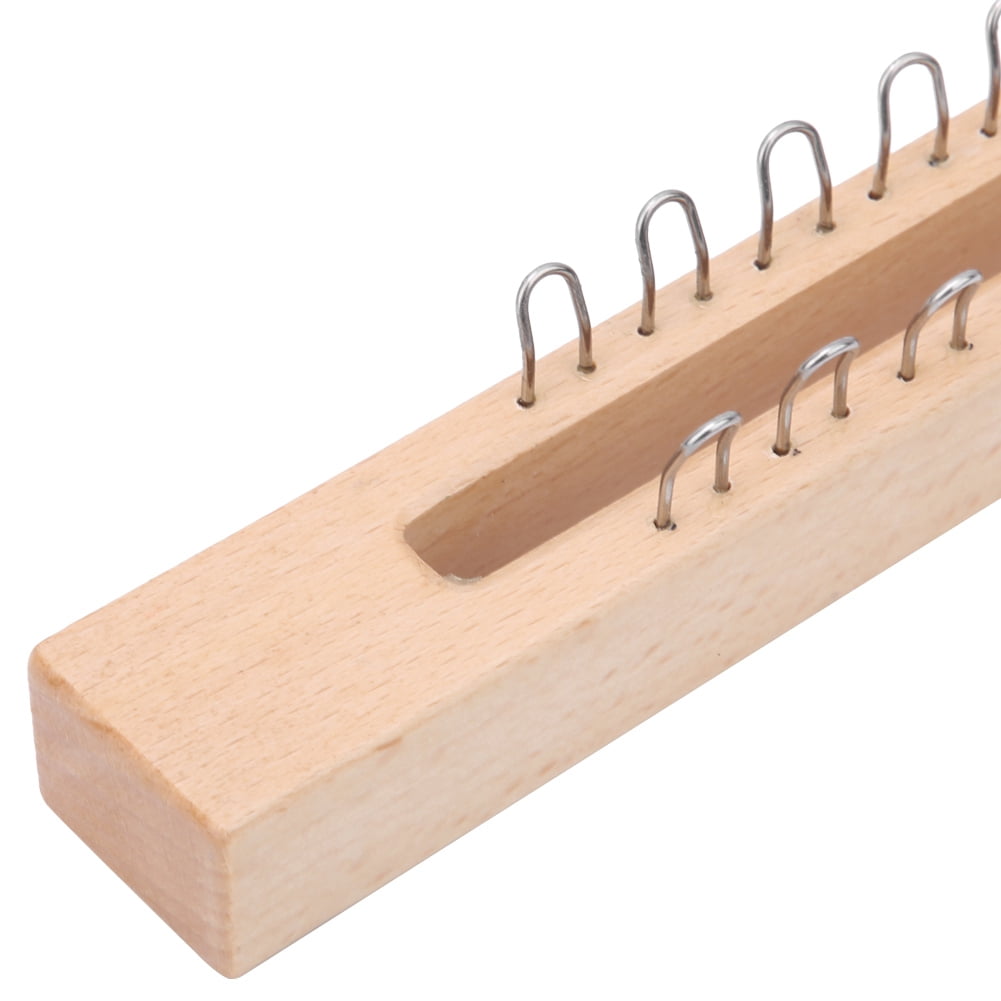 Gupbes Kids Sewing Toys,Knitting Loom,Rectangular Wooden Weaving Loom...