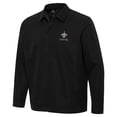 thumbnail image 2 of Men's Antigua Black New Orleans Saints Pivot Full-Zip Jacket, 2 of 4