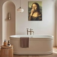 thumbnail image 7 of Funny Bathroom Wall Art, Mona Lisa Bathroom Art Vintage Humor Poster, Funny Wall Art Home Decor, 7 of 7