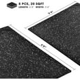 Yes4All 3/8 inch Thick Interlocking Rubber Floor Mat, 8 Tiles, 20Sqft