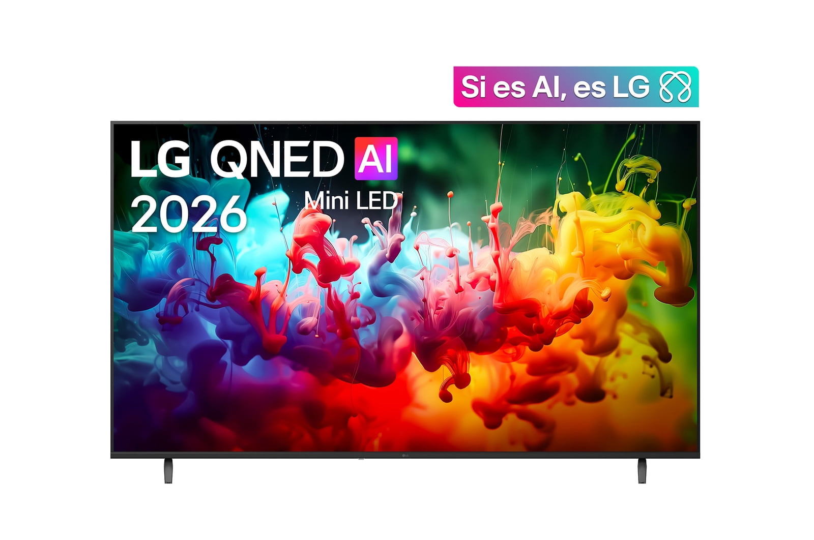Pantalla Smart TV LG 65 pulgadas QNED AI Mini LED QNED65 4K webOS 2026