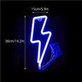 thumbnail image 4 of maskred LED Neon Light Neon Sign Wall Light Battery and USB Operated Neon Lights for Home Party Christmas No.3, 4 of 6