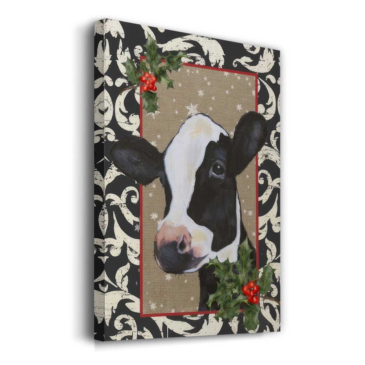 County Christmas Farm I- Gallery Wrapped Canvas