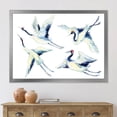 thumbnail image 3 of Designart 'Asian Crane Bird Impression II' Traditional Framed Art Print, 3 of 4