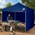thumbnail image 2 of ABCCANOPY 10 ft x 10 ft Metal Pop-Up Commercial Canopy Tent with walls, Navy Blue, 2 of 8