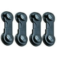 thumbnail image 4 of 4 Pcs Safety Cabinet Locks,Child Locks For Cabinets,Safety Locks For Cabinet Drawer,Adjustable Child Locks For Cabinet And Drawers,Multi-Purpose For Furniture,Kitchen Ovens,Toilet Seats,White, 4 of 7