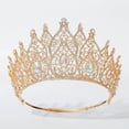 thumbnail image 6 of Exquisite Tiaras Women Crystal Crowns Heavy Duty Princess Headpiece for Bridal Parties and Birthday Celebrations, 6 of 9