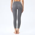 thumbnail image 1 of Pantalones de yoga sin vergüenza para niños, de cintura alta, ajustados, sin costuras, con bolsillo, para levantar la cadera, ropa exterior deportiva, pantalones cortos de fitness, 1 of 4