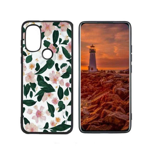 Floral-324 Phone Case, Degined for Moto G Power 2022 Case Men Women, Flexible Silicone Shockproof Case for Moto G Power 2022