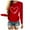 Red, variant on Ketyyh-chn99 Womens Shirts Fashion Loose Blouse Crewneck Long Sleeve Shirts for Women Oversized Tops Casual Sweatshirts White,M