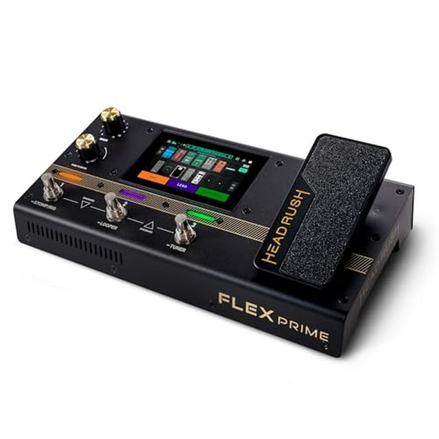 HeadRush Flex Prime - Pedal Multiefectos para Guitarra y Bajo y Procesador de Modelado de Amplis con