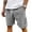 FB28-Gray, variant on IYYVV Mens Corduroy Shorts Casual 7 Inch Elastic Waist Drawstring Summer Beach Loose Fit Shorts Big And Tall Short with Pockets Blue 2XL