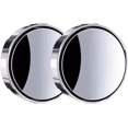 thumbnail image 1 of AVEKI Small Round Mirror Rearview Mirror Car Reversing Auxiliary Mirror 360° Adjustable Vacuum Adsorption Type,Silver 0601M, 1 of 7