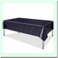 thumbnail image 2 of Galactic Starry Night Table Cover - Waterproof Disposable Plastic Tablecloth for Parties, 54 x 108 Inch Purple Sky Design, Perfect for Birthday Celebrations and Home Decor, 2 of 5