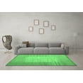 thumbnail image 3 of Ahgly Company Indoor Square Abstract Emerald Green Contemporary Area Rugs, 3' Square, 3 of 4