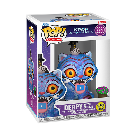 Funko POP! Animation: K-POP Demon Hunters - Derpy w/Sussie (Glow)