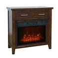 thumbnail image 2 of Jofran Hearthside Modern Rustic 32" Electric LED Fireplace 5000 BTU Console TV Stand, 2 of 3