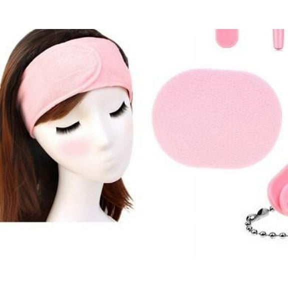 1 Set Facial Headband Skincare Headband Spa Headband Women Headband with Face Washing Sponge