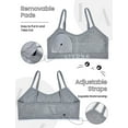 thumbnail image 2 of Livona Training Bras for Girls-Sports Bra for Teen Wireless Fitness Padded Everyday Bralette Crop Cami Tank Top(6-39), 2 of 6