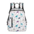 thumbnail image 1 of Balery cute winter Gnome Mochila ligera para hombre y mujer: duradera e impermeable, ideal para la escuela, el trabajo, viajes y uso diario., 1 of 7