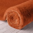 thumbnail image 3 of Orange 3x5 Feet Faux Rabbit Fur Fuzzy Soft Fluffy Plush Cozy Shaggy Area Rug, 3 of 4