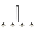 thumbnail image 6 of Innovations Lighting 214-S Halophane Halophane 4 Light 53" Wide Linear Chandelier - Chrome, 6 of 7