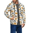 thumbnail image 3 of Zip Up Hoodies for Men - Dog Faces Long Sleeve Comfrt Men'S Fashion Hoodies & Sweatshirts, Jackets for Men Hoodies Pullover Clothing Clothes with Pouch, 3 of 5