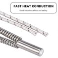 thumbnail image 5 of 2 Pices 24V 50W Amlior En Cramique Cartouche Chauffe Fil 1 M 3D Imprimante Accessoires Tube De Chauffage pour Imprimante 3D(Blanc), 5 of 5
