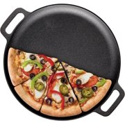 12-Inch Cast Skillet - Pre-Seasoned Dual Handle Design for Oven, Stovetop & Campfire Cooking