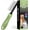 Green, variant on Poodle Pet 2-in-1 Stainless Steel Detangler Comb Cat & Dog Grooming Brush Groomer, Fleas Tool