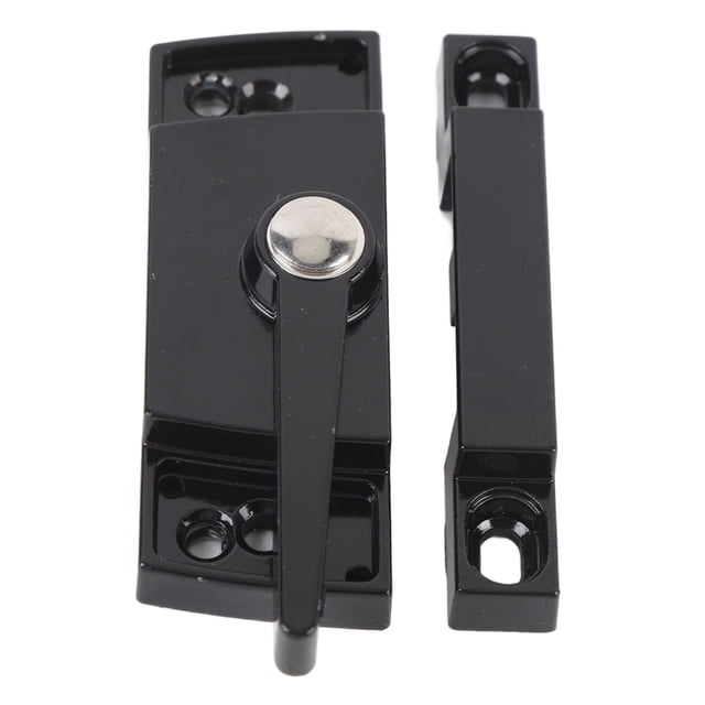 Sliding Window Sash Lock, 2PCS Enhanced Security Cam Hook Design Anti Pry Sturdy Construction with Screws for Single Hung Double Hung Vertical Horizontal Sliding Windows