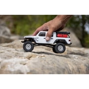 Axial RC Truck SCX24 Jeep Gladiator 4 Wheel Drive Rock Crawler RTR Nothing Needed to Complete Ready-To-Run White AXI00005V2T4