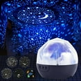 thumbnail image 1 of AMERTEER Rotating LED Light Projector Star Moon Sky Baby Kids Night Mood Xmas Gift, 1 of 11