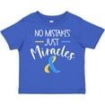thumbnail image 3 of Inktastic No Mistakes, Just Miracles Down Syndrome Awareness Boys or Girls Toddler T-Shirt, 3 of 5