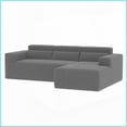 thumbnail image 2 of 109'' Modern Teddy Fabric Modular L-Shaped Sectional Sofa - No Assembly Required for Living Room, 2 of 10