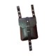 thumbnail image 1 of Bolsa de cinturón medieval, accesorio de disfraz, bolso Steampunk portátil de cuero de PU Negro, 1 of 8