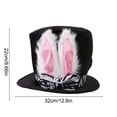 thumbnail image 3 of HuiXinOu Bunny Ear Headband for Easter Party, Spring Festival Celebration, Photo Booth Props, Family Gathering Costume Accessory, 3 of 6