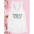thumbnail image 3 of Mother's Day Roses Racerback Tank Women -Image by Shutterstock, Female XX-Large, 3 of 4