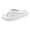 White, variant on OOOUM Thick Platform Eva Flip Flops Textured Thong Slip On Sandals Soft Cushioned Summer Beach Indoor Outdoor Shoes Orange US:10.5