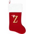 thumbnail image 1 of Dbfengbilian 20 Inches Christmas Stockings with Customizable Letters, Large Christmas Stockings with Super Soft Plush Cuff Embroidered Letter - Red Z, 1 of 8