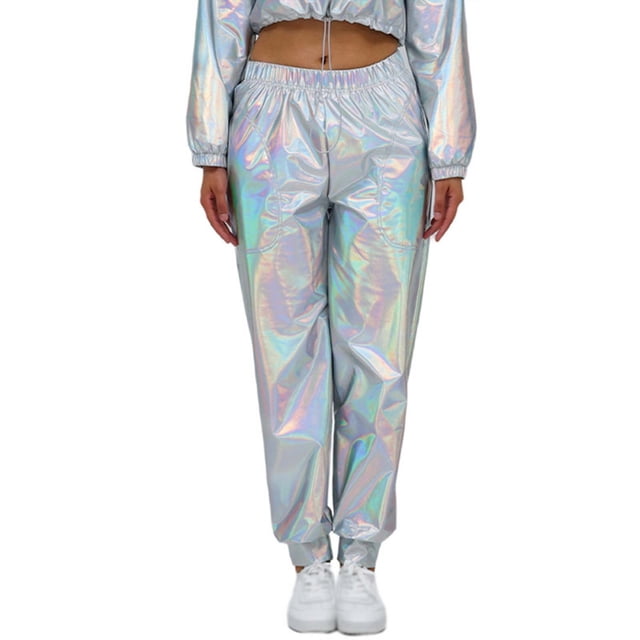 Pantalones informales de alto rendimiento para mujer: cintura y tobillos elásticos, tejido ligero para una comodidad durante todo el año