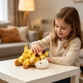 thumbnail image 4 of Magnetic Shoulder Plush Toy, Soft Flock Stuffed Animal Perch Companion, Cute Desk Buddy for Kids Adults, Anxiety Relief Gift (5.12x4.33x1.97in), 4 of 7