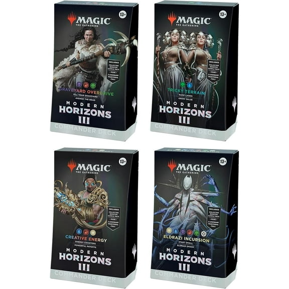 Magic the Gathering: Modern Horizons 3 Commander Deck Set (Set of 4)
