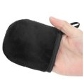 thumbnail image 2 of Flocked tanning gloves, self-tanning lotion applicator, small black self-tanning glove, 2 of 3