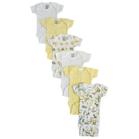 

Baby Boy Baby Girl Unisex Short Sleeve Onezies Variety (Pack of 6)