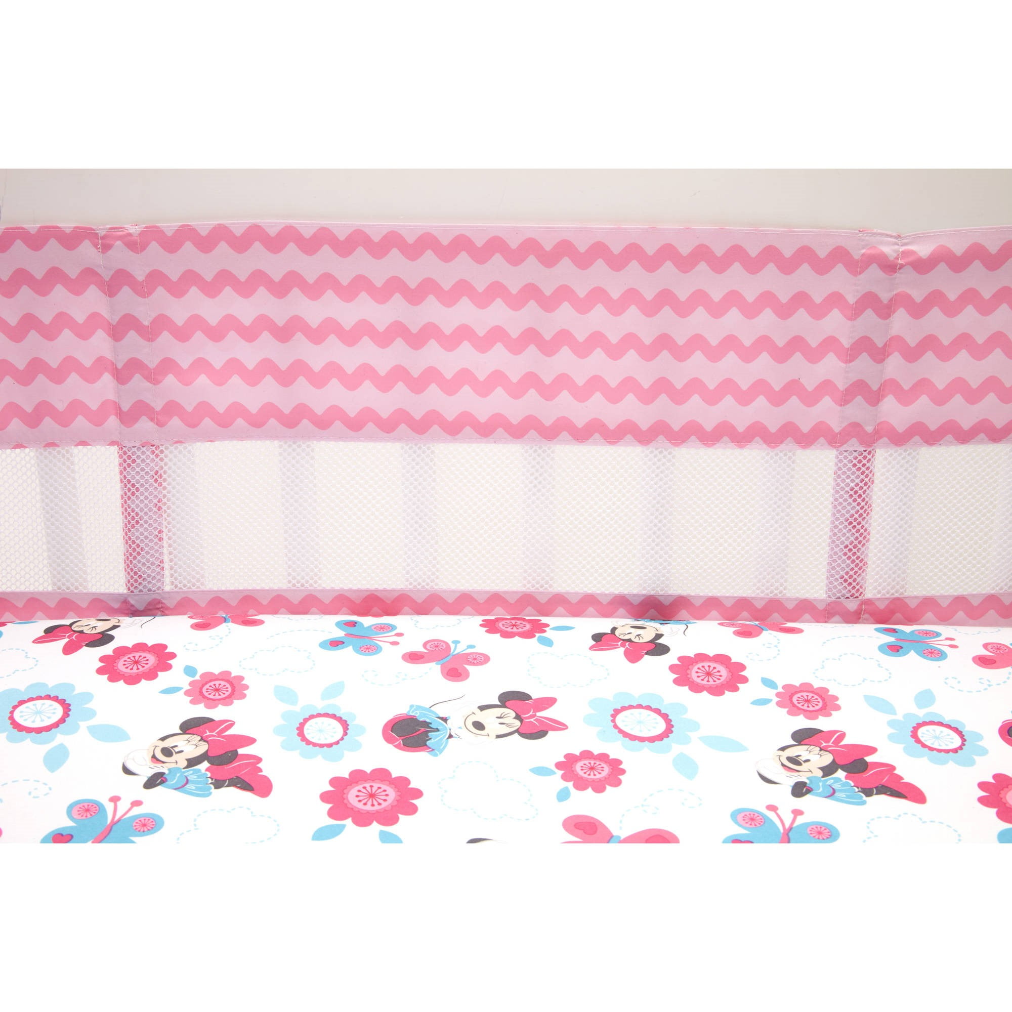 minnie mouse crib bumper