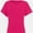 Hot Pink, variant on Women's V Neck T Shirts Casual Rolled Short Sleeve Side Split Summer Tops Loose Fit