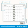 thumbnail image 4 of Blue Sky 2026 Weekly and Monthly Planner Calendar, January 2026 - December 2026, 5" x 8", Flexible Frosted Cover, Laminated Tabs, Durable Twin Wire Binding, Sophie, 4 of 9