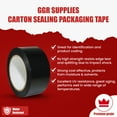 thumbnail image 2 of T.R.U. OPP-20C Purple Carton Sealing Packaging Tape 3 in. wide x 55 yds. (2 mils thick), 2 of 6